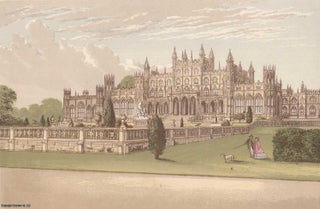 Item #100038 Eaton Hall, near Chester, Cheshire. The House of the Dukes of Westminster. Antique...