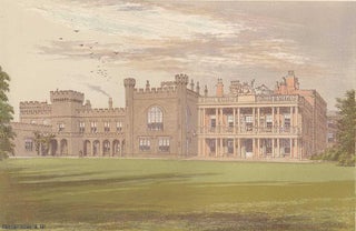 Item #100049 Knowsley Hall, near Prescot, Lancashire. The House of the Earls of Derby. Antique...