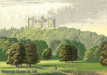 Item #100069 Belvoir Castle, near Grantham, Lincolnshire. The House of the Dukes of Rutland. Antique Colour Print. Published by William MacKenzie 1860. Francis Orpen Morris.