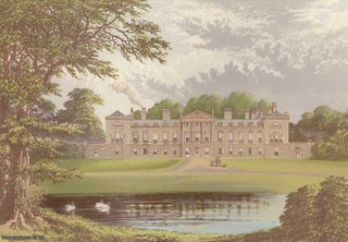 Item #100073 Woburn Abbey, near Woburn, Bedfordshire. The House of the Dukes of Bedfordshire....