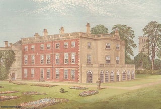 Item #100086 Clifton Hall, near Nottingham. Antique Colour Print. Published by William MacKenzie...