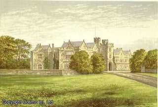 Item #100097 Wytham Abbey, near Oxford, Oxfordshire. The House of the Earls of Abingdon. Antique...
