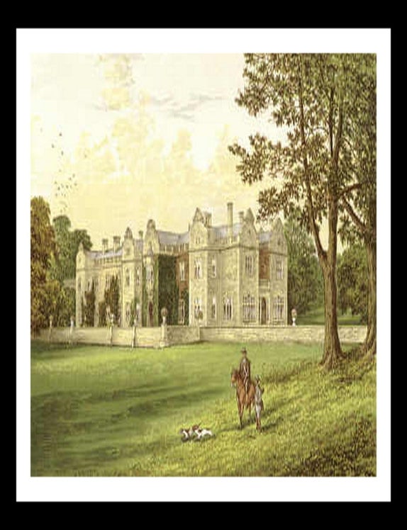 Item #100115 Brantingham Thorpe, near Brough, Yorkshire. The House of the Sykes family. An...