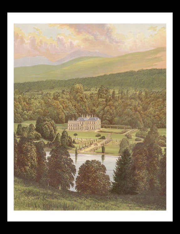 Item #100169 Barons Court, County Tyrone, Ireland. The House of the Dukes of Abercorn. An Antique...