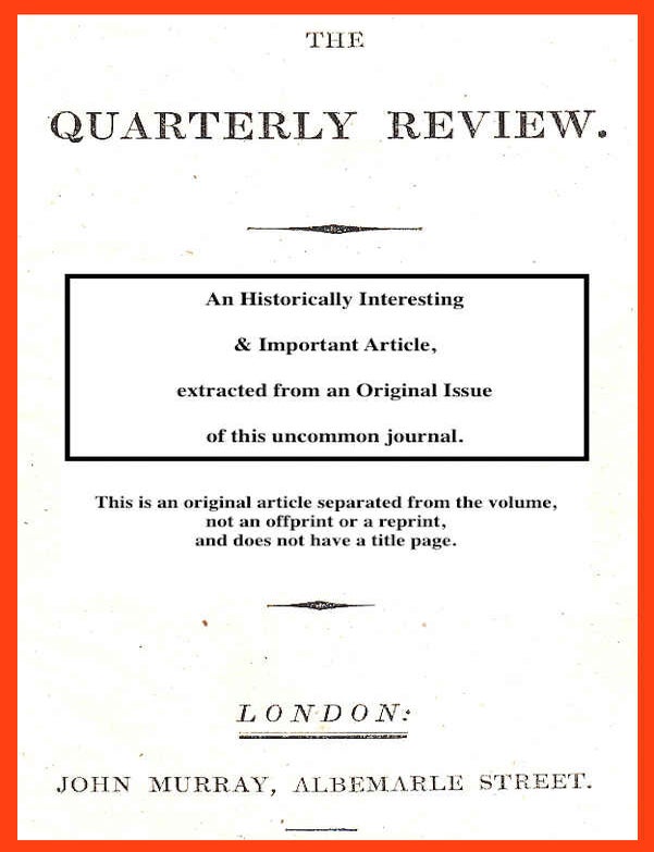 Item #128631 Whig tactics. An uncommon original article from The Quarterly Review, 1845. Henry...