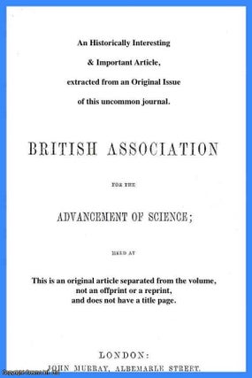 Item #150273 The Origin and Progress of The present state of British Geology, especially since...