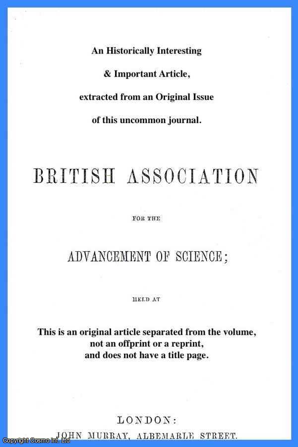 Item #150600 Overland Route through British North America. An uncommon original article from The British Association for The Advancement of Science report, 1868. A. Waddington.