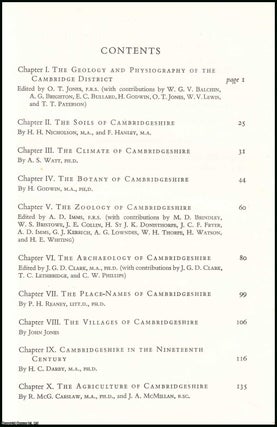 A Scientific Survey of Cambridge & District. An uncommon original. M. A. H C. Darby, PH D.