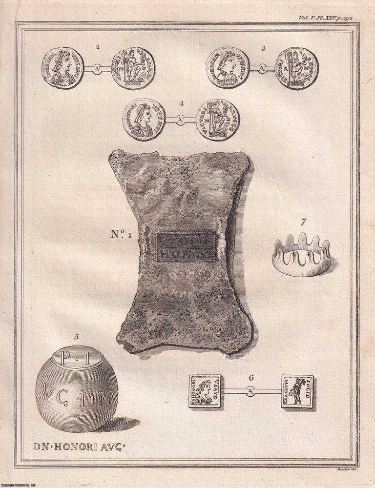 Item #156781 A Silver Ingot, Roman Coins, & other pieces : Observations on some Antiquities...