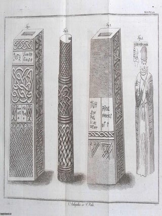 The Roman Antiquities in Monmouthshire and the neighbouring Counties of Wales; with an Account of some curious Remains of Antiquity in Glamorganshire : The Reverend Mr. William Harris's Observations. An article printed in 1782, written by John Strange : 33 pages + 3 large plates.