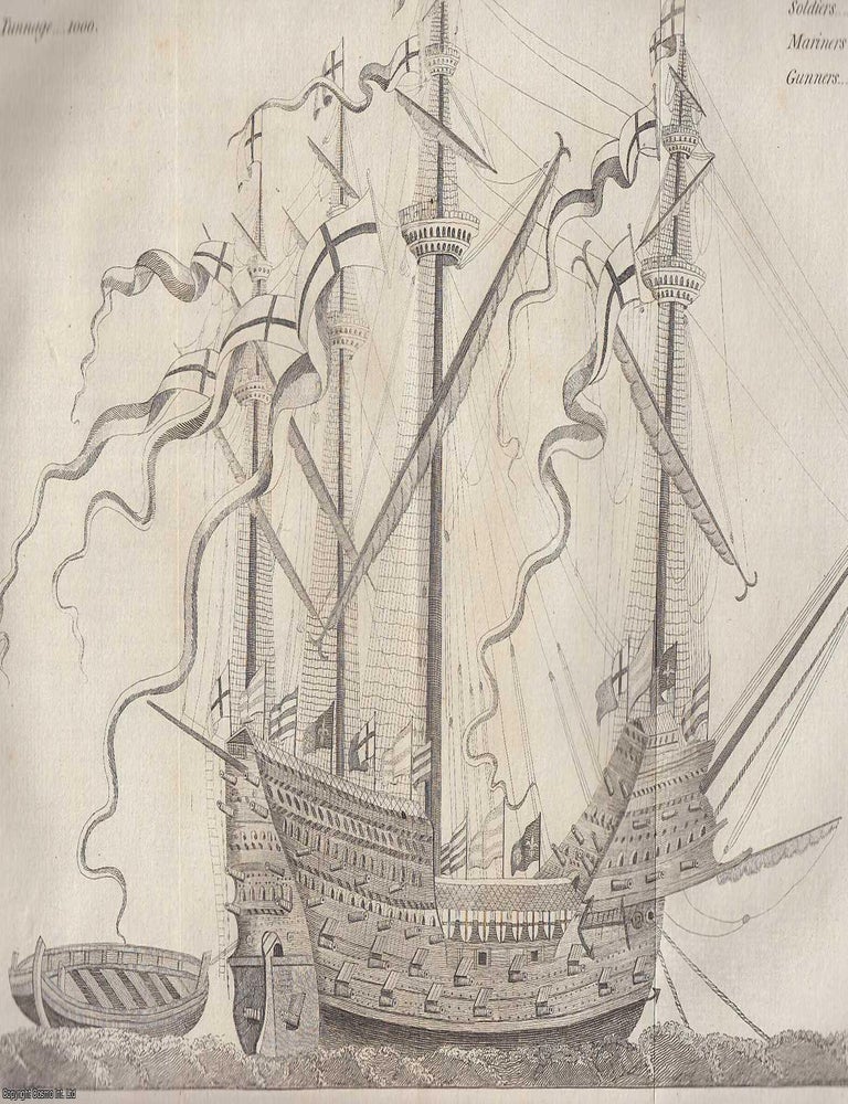 Item #156819 Dover Harbour and The Embarkation of King Henry VIII. at Dover, May 31, 1520 in the ship Harry Grace a Dieu; preparatory to his Interview with the French King Francis I : A Description of an Ancient Picture in Windsor Castle showing this event. An article printed in 1782, written by John Topham : 42 pages + 1 map/plan + 1 large folding plate. HENRY VIII EMBARKS: A. WINDSOR PAINTING OF THE 1520 DOVER DEPARTURE.