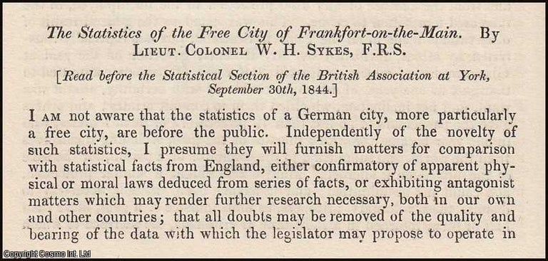 Item #163126 Report on the Experience of the St. Marylebone Infantry, since 1827, with respect to...
