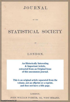Item #163384 On the Statistical Progress of the Kingdom of Italy. A rare original article from...