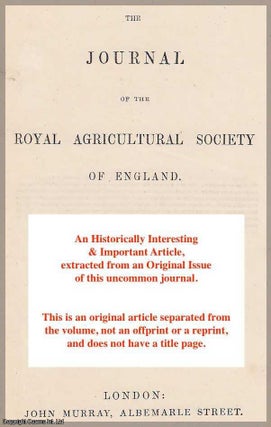 Item #172009 On the Production of Butter. An original article from the Journal of the Royal...