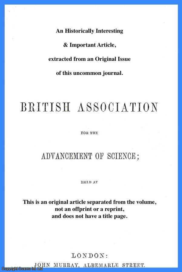Item #182784 Recent Developments in Agricultural Science. An uncommon original article from The British Association for The Advancement of Science report, 1905. A. D. Hall.