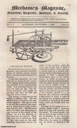 Item #184490 The Mowing Machine, Fairbank's Improved Lock, Answers to the Problems respecting...