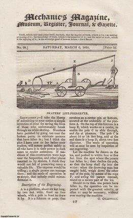 Item #184508 Mechanics Magazine, Museum, Register, Journal and Gazette. Issue No.28. FEATURING...