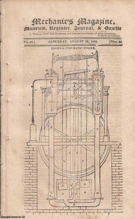 Item #184533 Brown's Pneumatic Engine; Descriptive History of the Steam-Engine Continued by...