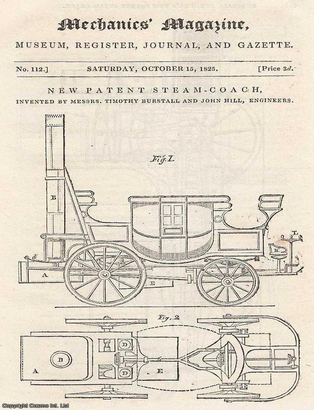New Patent Steam-Coach, Invented by Messrs. Timothy Burstall & John ...