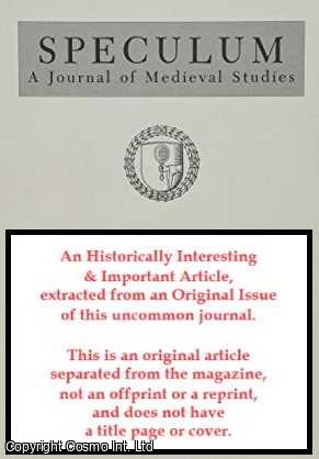 Item #191904 The Grammatical Metaphor: A Survey of Its Use in The Middle Ages. An original article from Speculum, the journal of The Medieval Academy of America, 1982. John A. Alford.