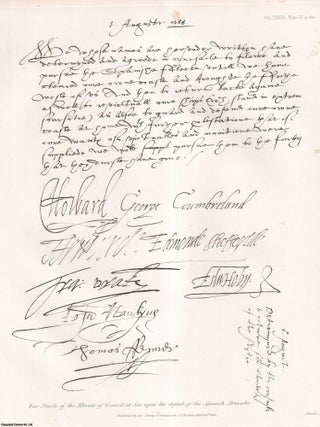 Two Letters relating to the Defeat of the Spanish Armada. An article printed in 1849, written by. TWO LETTERS ON THE DEFEAT.