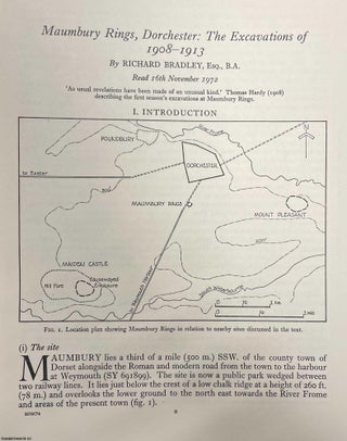 The Excavations of Maumbury Rings, Dorchester 1908-1913. An original article. Richard Bradley.