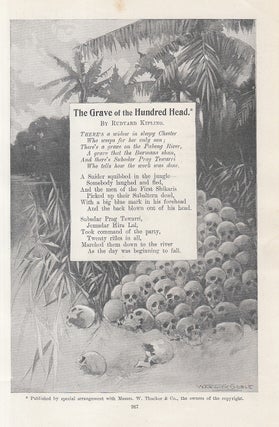 Item #215348 The Grave of The Hundred Head : Poem. An original article from the Windsor Magazine,...