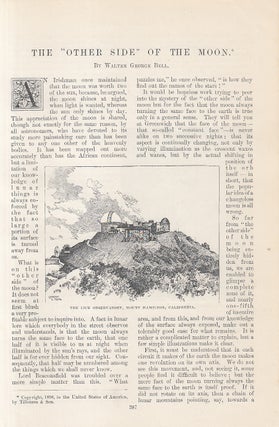 Item #215356 The Other Side of The Moon. An original article from the Windsor Magazine, 1898....