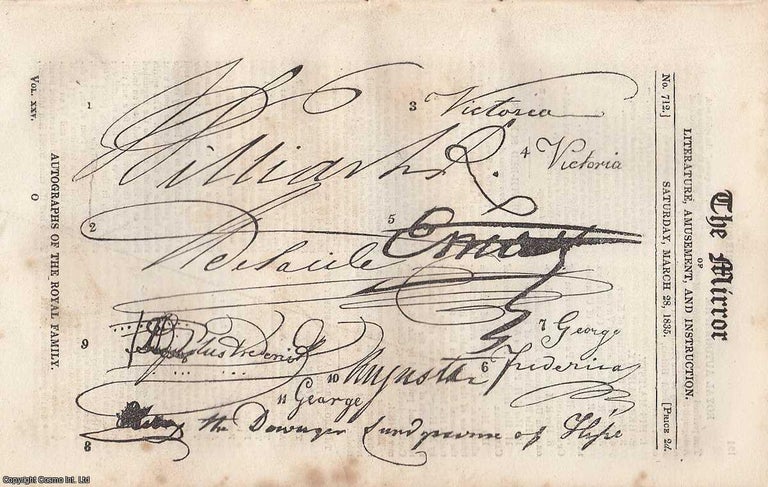 Item #226461 Autographs of The Royal Family: Featuring facsimile of the autograph signatures of...