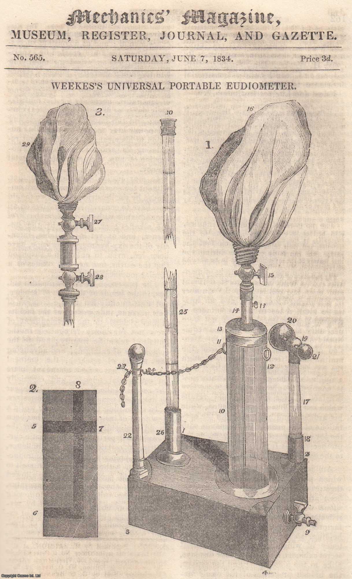 Weekes's Universal Portable Eudiometer; Force Exerted in Archery ...