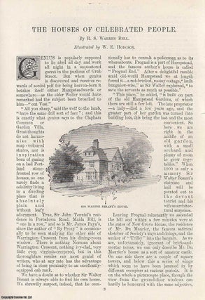 Item #241661 The Houses of Celebrated People. Illustrated by W. E. Hodgson. Part I, Part II &...