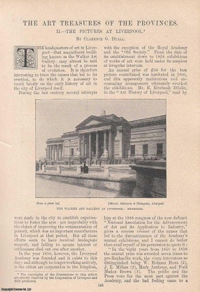 Item #241669 The Walker Art Gallery at Liverpool : The Pictures at Liverpool. An original article...