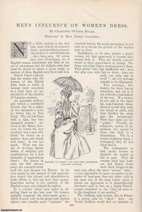 Item #241673 Men's Influence on Women's Dress. Illustrated by Jessie Caudwell. An original...