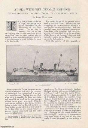 Item #241691 At Sea with The German Emperor, On His Majesty's Imperial Yacht, The Hohenzollern....