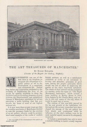 Item #241693 The Art Treasures of Manchester. An original article from the Windsor Magazine,...