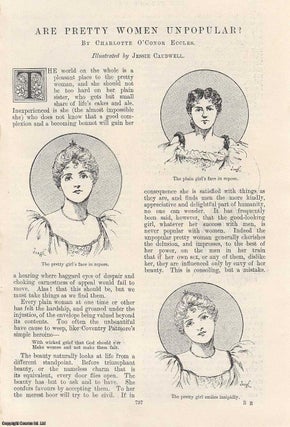 Item #241703 Are Pretty Women Unpopular? Illustrated by Jessie Caudwell. An original article from...