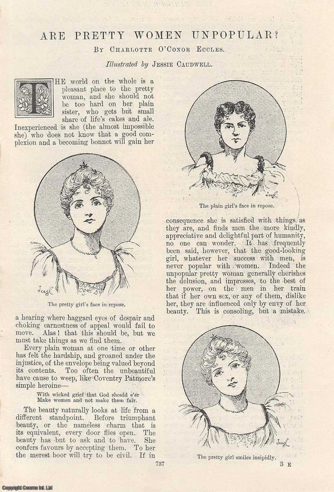 Item #241703 Are Pretty Women Unpopular? Illustrated by Jessie Caudwell. 5 pages, illustrated. An...