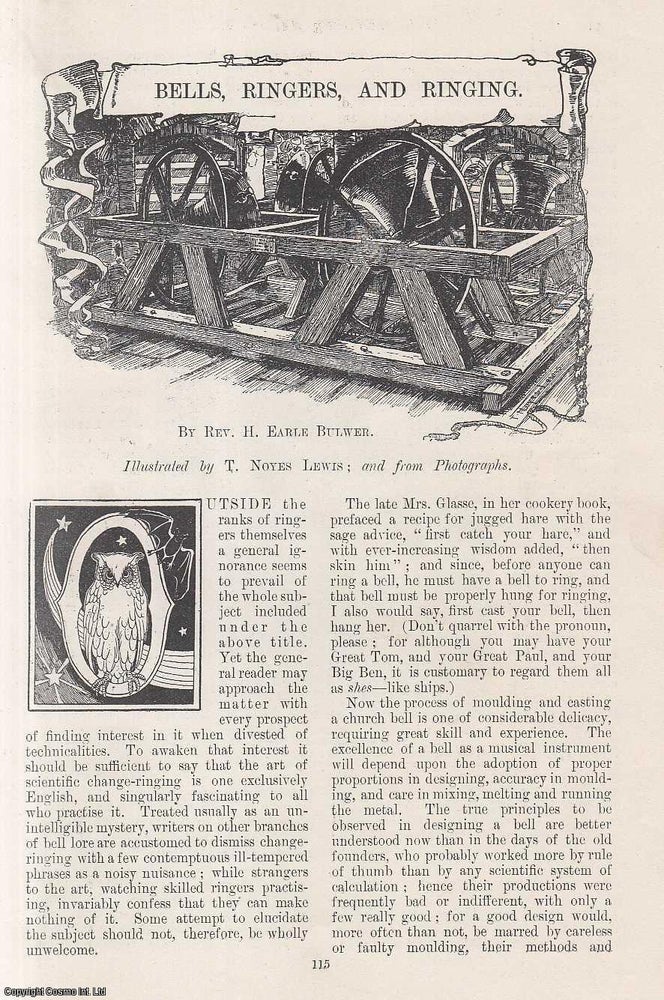 Item #241745 Bells, Ringers and Ringing. Illustrated by T. Noyes Lewis. 10 pages, illustrated. An...