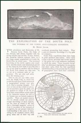 Item #244675 The Exploration of The South Pole : The Wonders of The Coming Anglo-Germanic...