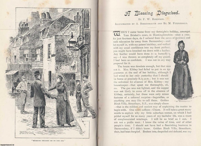 Item #245271 A Blessing Disguised. 17 pages & 15 illustrations. An article printed in 1893,...