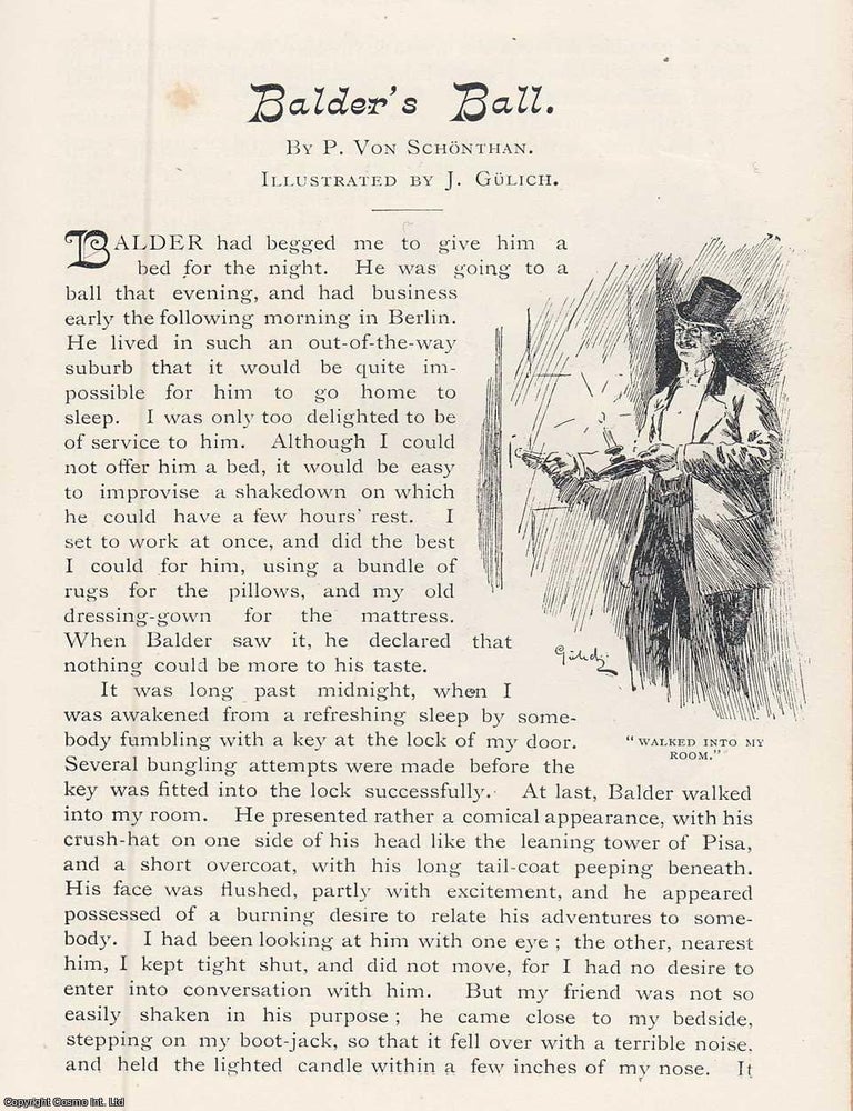 Item #245283 Balder's Ball. 7 pages & 7 illustrations. An article printed in 1893,...