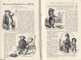 Item #245291 Trials and Troubles of an Artist. A rare original article from the Idler Magazine,...