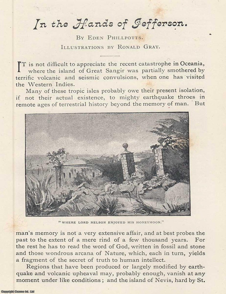 Item #245296 In The Hands of Jefferson. 15 pages & 12 illustrations. An article printed in...