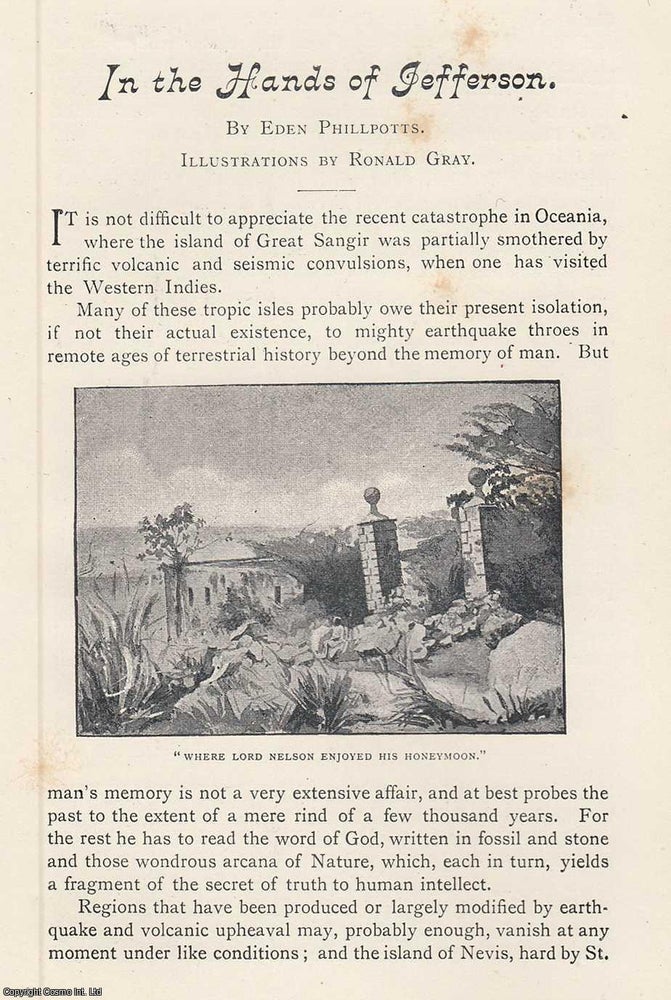Item #245296 In The Hands of Jefferson. 15 pages & 12 illustrations. An article printed in...