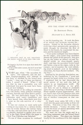 Item #247986 Mine Oyster, And The Story Of It's Pearl. An uncommon original article from the...