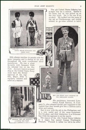 Item #248047 General Lee & Mascot - A Little Boy Waif ; Royal Welsh Fusiliers & Their Goat ;...