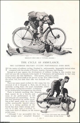 Item #248077 The Cycle as Ambulance : the cleverest Military Cycling Performance ever seen. An...