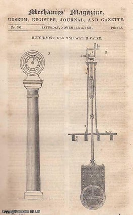 Item #248500 Hutchinson's Gas And Water Valve; Chalken And Bonham's Patent Vice; A Plan Whereby A...