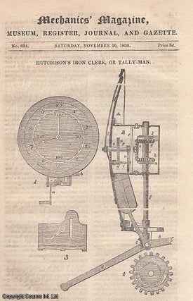 Item #248503 Hutchinson's Iron Clerk Or Tally-Man; Tailor's Work Table; M. Guesney's New...