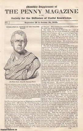 Item #249079 Biographical Sketch of Sir Walter Scott. Issue No. 37. Monthly Supplement. September...